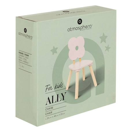 Chaise enfant - ally Multicolore+Rose 6 - vertbaudet enfant 