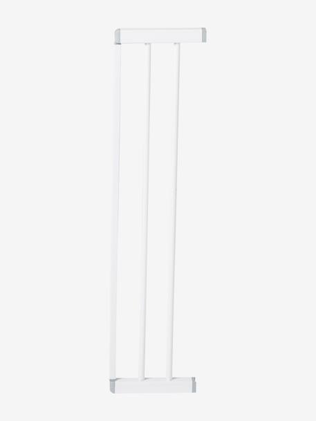 Extension 17 cm pour barrière de sécurité en métal blanc 1 - vertbaudet enfant 