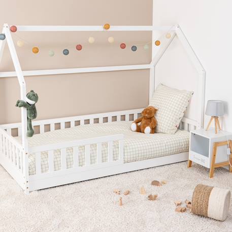 Lit cabane enfant - bosco Blanc 1 - vertbaudet enfant 