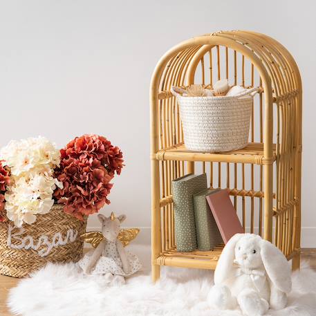 Bibliothèque enfant en rotin - colette Beige 1 - vertbaudet enfant 