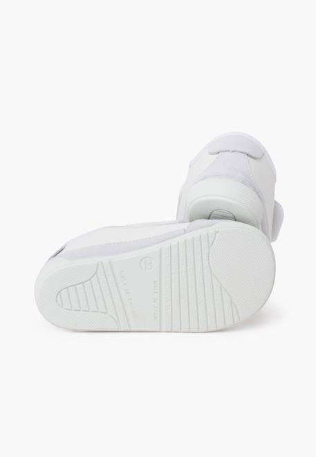 Baskets barefoot combinées semelle blanche Blanc+Gris+Rose 3 - vertbaudet enfant 
