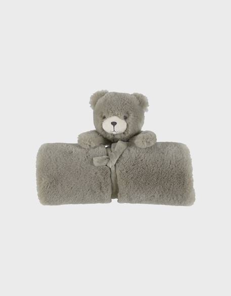 Doudou-couverture nomade 50x50cm - orso Vert 1 - vertbaudet enfant 