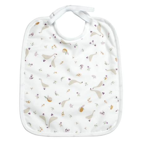 Bavoir à nouer en coton et bambou sidonia Sidonia, beige, écru, blanc 1 - vertbaudet enfant 