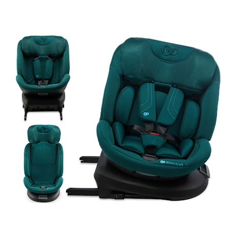 Siège Auto XPEDITION 3 i-Size 40-150 cm avec Rotation 360° EASY SPIN, H-GUARD+, SPS+, EASY GROW et EPP Beige+Gris+Noir+Vert 19 - vertbaudet enfant 