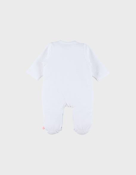 Pyjama dors-bien en coton brodé Blanc 2 - vertbaudet enfant 