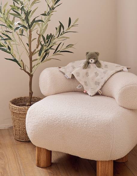Doudou ours jour & nuit - orso Vert 2 - vertbaudet enfant 