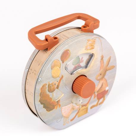 Boite à musique en métal animaux Beige 4 - vertbaudet enfant 