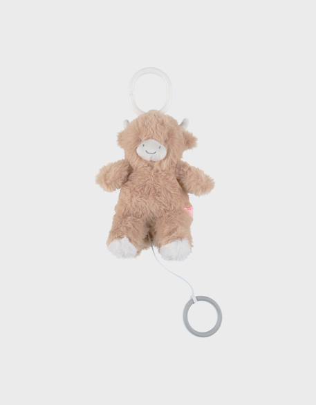 Peluche mini musicale 20 cm – fluffy cow Beige 1 - vertbaudet enfant 