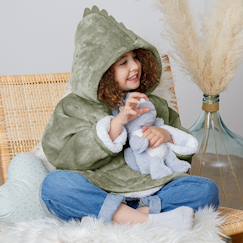 -Plaid sweatshirt capuche