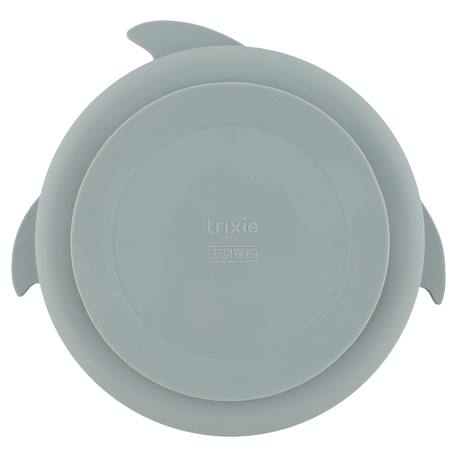 Assiette à compartiments en silicone Gris 2 - vertbaudet enfant 