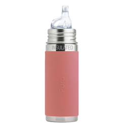 Puériculture-Biberon à bec isotherme en inox 260 ml