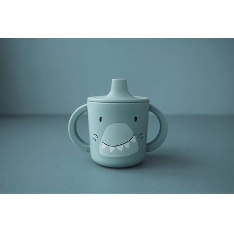 Tasse d'apprentissage en silicone Gris 2 - vertbaudet enfant 