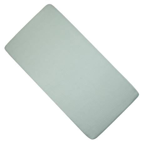 Lot de 3 draps housse berceau en coton safari Safari, vert, gris, blanc 5 - vertbaudet enfant 