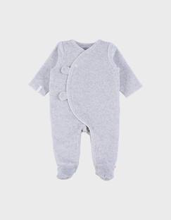Bébé-Pyjama, surpyjama-Pyjama dors-bien en velours chiné
