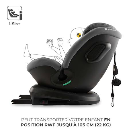 Siege auto xpedition 3 i size pratique confortable Beige+Gris+Noir+Vert 9 - vertbaudet enfant 