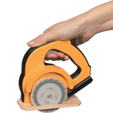 Scie circulaire manuelle en bois Orange 2 - vertbaudet enfant 