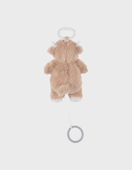 Peluche mini musicale 20 cm – fluffy cow Beige 4 - vertbaudet enfant 
