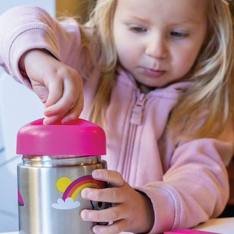 Boite à repas inox isotherme et cuillère magnétique bluebell Multi-coloured 3 - vertbaudet enfant 