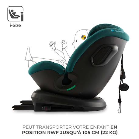 Siege auto xpedition 3 i size pratique confortable Beige+Gris+Noir+Vert 21 - vertbaudet enfant 