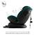 Siege auto xpedition 3 i size pratique confortable Beige+Gris+Noir+Vert 21 - vertbaudet enfant 