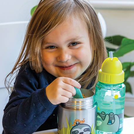 Boite à repas inox isotherme et cuillère magnétique stanley Multi-coloured 4 - vertbaudet enfant 