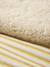 Plaid réversible sherpa et rayures Creme 3 - vertbaudet enfant 