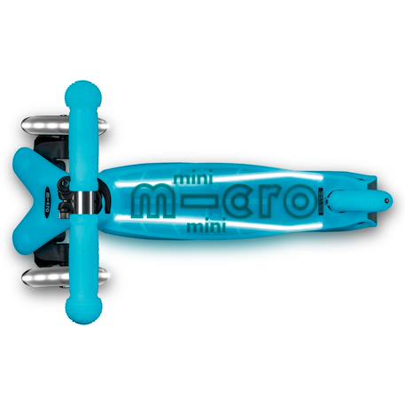 Trottinette enfant mini micro deluxe glow  led Aqua+Rose 2 - vertbaudet enfant 