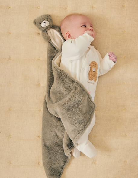 Doudou-couverture nomade 50x50cm - orso Vert 3 - vertbaudet enfant 