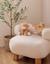 Doudou fluffy vache Beige 2 - vertbaudet enfant 