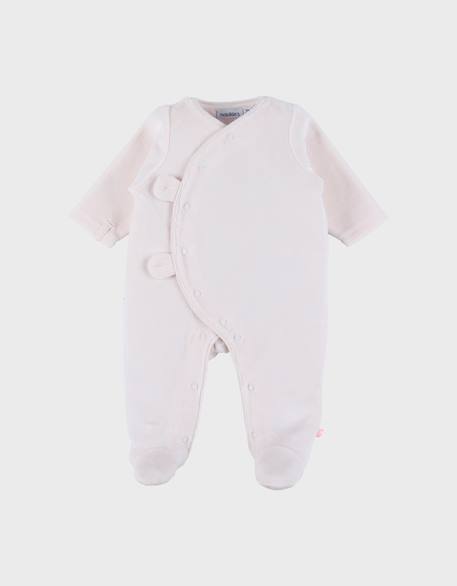 Pyjama dors-bien en velours Rose 1 - vertbaudet enfant 