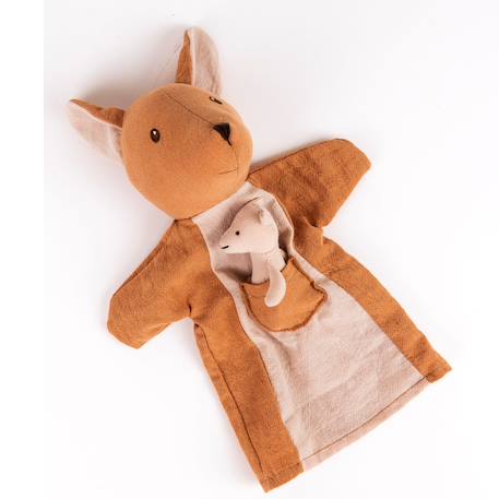 Marionnette kangourou Marron 4 - vertbaudet enfant 