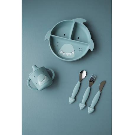 Tasse d'apprentissage en silicone Gris 3 - vertbaudet enfant 