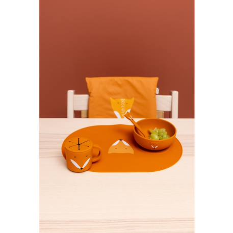 Bol en silicone avec ventouse Gris+Jaune+Orange+Rose+Vert+Violet 9 - vertbaudet enfant 