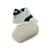 Sneakers garçon synthétique lacets- fermeture adhésive barefoot Blanc et noir+Blanc-vert 4 - vertbaudet enfant 