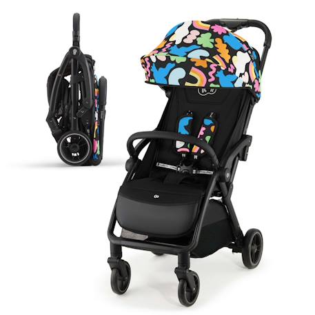 Poussette Légère voyage, pliage automatique, jusqu'à 24 kg - Apino Beige+Gris+Multicolore 13 - vertbaudet enfant 