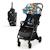Poussette Légère voyage, pliage automatique, jusqu'à 24 kg - Apino Beige+Gris+Multicolore 13 - vertbaudet enfant 