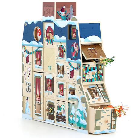 Calendrier de l'avent à garnir Beige 4 - vertbaudet enfant 