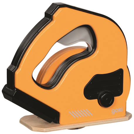 Scie circulaire manuelle en bois Orange 1 - vertbaudet enfant 
