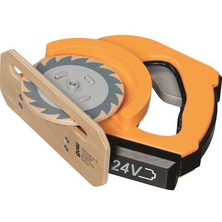 Scie circulaire manuelle en bois Orange 3 - vertbaudet enfant 