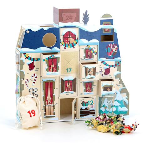 Calendrier de l'avent à garnir Beige 5 - vertbaudet enfant 