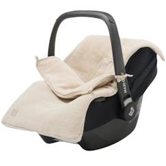 Puériculture-Nid d'ange passe sangle  basic knit stone nougat