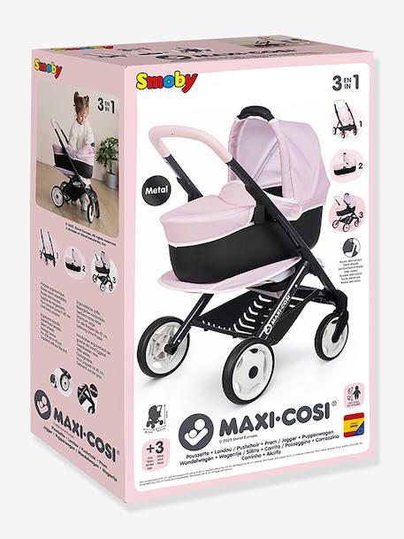 Maxi Cosi Poussette Landau 3 en 1 - beige+rose pâle 8 - vertbaudet enfant 