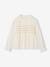 Blouse fille noël smocks brodés écru 1 - vertbaudet enfant 