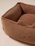 Panier matelassé en velours pour chien, disponible en 3 tailles camel 10 - vertbaudet enfant 