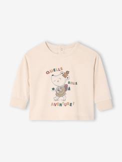 -T-shirt bébé manches longues imprimé souris