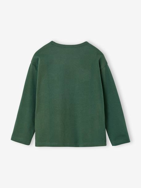 Tee-shirt garçon noël motif ludique marine+vert sapin 5 - vertbaudet enfant 