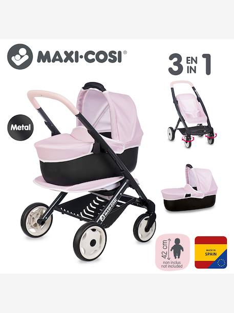 Maxi Cosi Poussette Landau 3 en 1 - beige+rose pâle 9 - vertbaudet enfant 