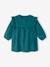 Robe bébé en velours côtelé bleu canard 1 - vertbaudet enfant 