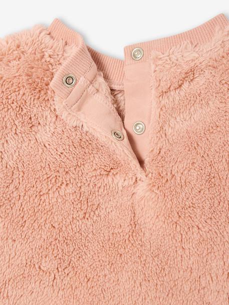 Ensemble bébé sweat-shirt + jupon rose poudré 8 - vertbaudet enfant 