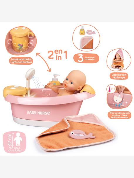Baignoire balnéo rose 3 - vertbaudet enfant 